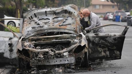 Federal investigators comb site of San Diego plane crash in neighborhood of military housing