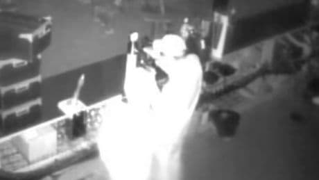 Shocking footage shows yobs smashing up Scots pub and drinking beer in late night rampage