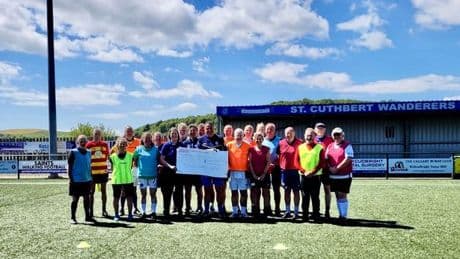 Walking football in Kirkcudbright receives £1,500 boost from Tesco shoppers