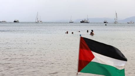 An activist flotilla on a mission to Gaza says it was attacked again in Tunisia