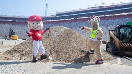 Race track to MLB field: Bristol's transformation shifts into high gear