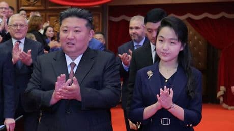 Kim Jong-un’s likely heir makes her international debut at China military parade