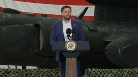 JD Vance delivers special message from Trump to US troops based at UK RAF base