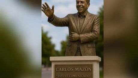 Proponen que se levante una estatua a Mazón en Valencia por su «abandono» en la gestión de la Dana