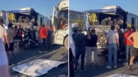 Son dakika... TEM Otoyolu'nda feci kaza: 1 ölü, 9 yaralı! Trafik durdu