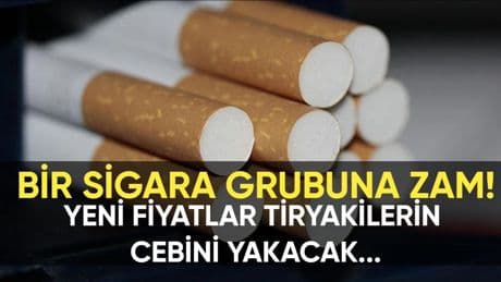 O sigara grubuna dev zam! Tiryakileri üzecek: 5 TL'lik zam yapıldı! O sigara 94 liraya yükseldi