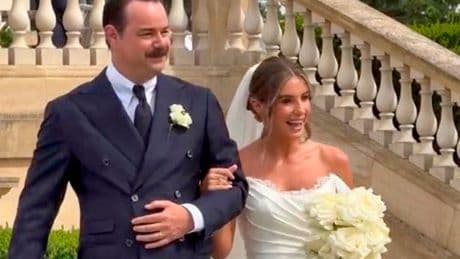 Gorgeous moment Danny Dyer saw daughter Dani in wedding dress and sweet role at nuptials
