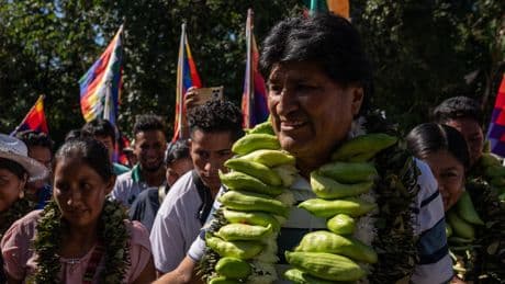 Evo Morales, Barred from Bolivia’s Election, Urges Null Votes
