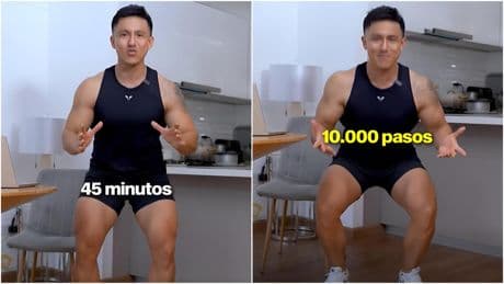 Anthoni Montalván, entrenador: "Diez sentadillas cada 45 minutos valen como 10.000 pasos al día en España"