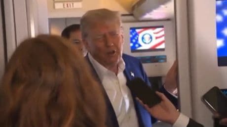 Mensaje de Trump a Sánchez desde el avión que le lleva a la cumbre de la OTAN: &quot;España se ha convertido en un problema&quot;