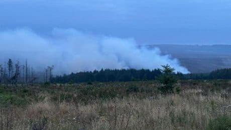 Major incident declared after 5km wildfire nears RAF base in Yorkshire