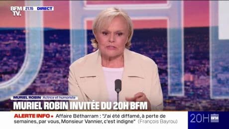 "Quand on pense à l'alcool le matin, il y a un souci", l'humoriste Muriel Robin, s'exprime sur ses années d'alcoolisme