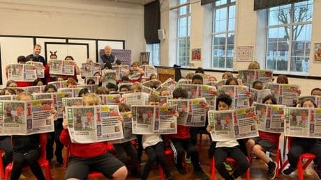 How a primary school uses The i Paper to teach children about the world
