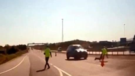 Tekirdağ'da 'Dur' ihtarına uymayıp polise çarptı ve kaçtı! Saklandığı menfezde yakalandı