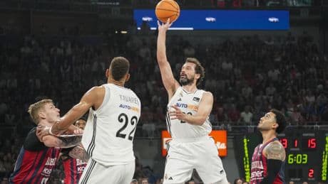 El Real Madrid reacciona en una gran segunda parte para imponerse a Baskonia y pasar a la semifinal de la Liga Endesa