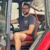 The French farmer who said 'non' to gypsies: When travellers invaded his field and gendarmerie did nothing, Pierre Richard climbed into his tractor and sprayed them in merde!