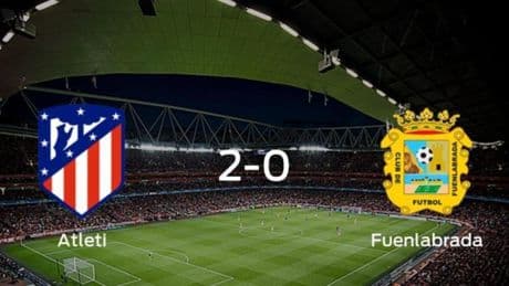 El Atlético B vence 2-0 en su estadio frente al CF Fuenlabrada