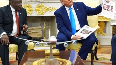 Donald Trump: Südafrikas Präsident kontert Falschaussagen im Oval Office