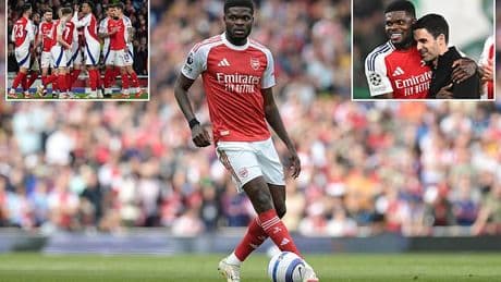Arsenal announce Thomas Partey contract update as uncertainty looms over his north London future - as Gunners release FOUR first-team stars