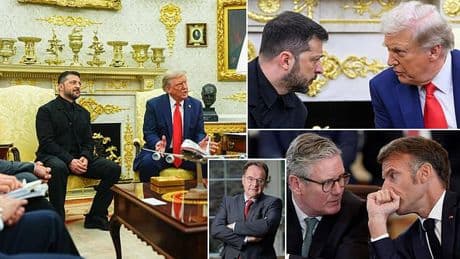 QUENTIN LETTS: The encounter was electric with jeopardy... It was worse than watching a chess match when the pieces are live grenades
