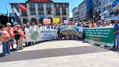 Ordu’da çevre örgütlerinden ortak açıklama: Yaşam ve doğa katliamının önünü açan yasaları geri çekin
