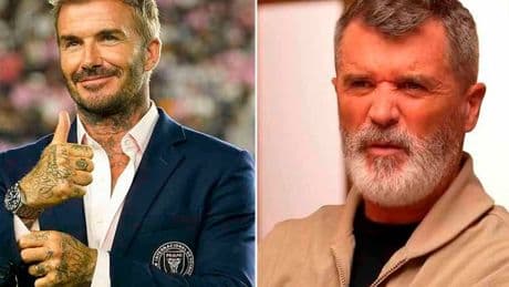 Roy Keane sends message to David Beckham after 50th birthday snub