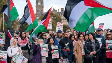 Scots cops accused of 'intimidation' against pensioner Palestine activist over t-shirt