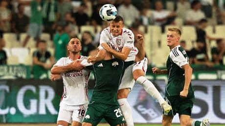Samsunspor üstünlüğünü koruyamadı! Panathinaikos'a karşı turu rövanşa bıraktı