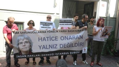 İHD İstanbul Şubesi’nden Bakanlığa “Hatice Onaran’ı serbest bırakın” mektubu