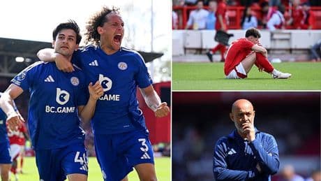 Nottingham Forest 2-2 Leicester: Facundo Buonanotte nets late equaliser to dent Reds' Champions League hopes