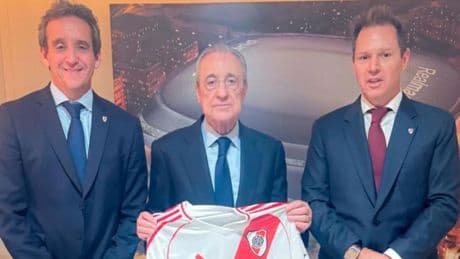 La respuesta del presidente de River a Florentino Pérez