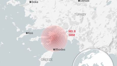 Girl, 14, killed after Turkey and Greece hit by magnitude 5.8 earthquake