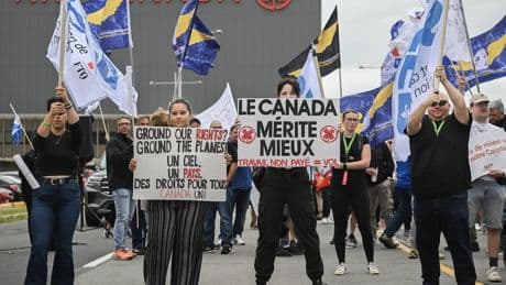 Air Canada cancels plans to resume flights Sunday as union defies back-to-work order