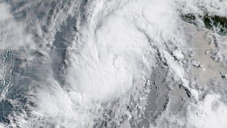 Tropical Storm Alvin forms in the Pacific Ocean off the coast of western Mexico