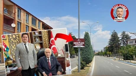 MHP'li belediye 'Şehitler Caddesi'nin adını değiştirdi