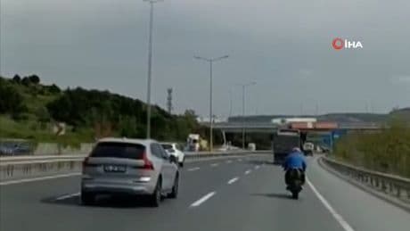 Havalimanı yolunda tehlikeli hareketler