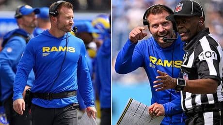 Rams coach Sean McVay reveals nasty injury he suffered in Week 2 win over Titans