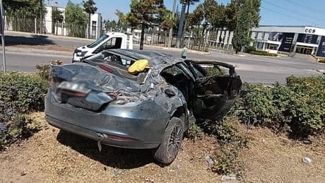 Eskişehir'de şarampole yuvarlanan otomobildeki küçük Arda Miraç öldü