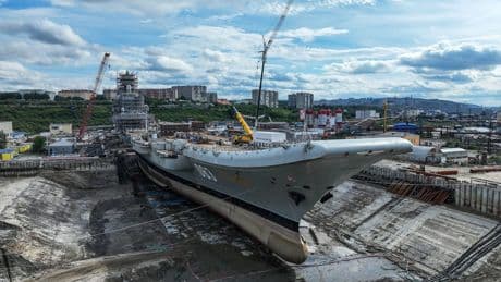 Ukraine-Krieg: Russland gibt wohl Flugzeugträger "Admiral Kusnezow" auf?
