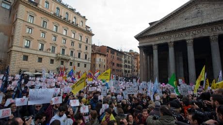 Italy constitutional court says non-biological mother in same-sex union entitled to paternity leave