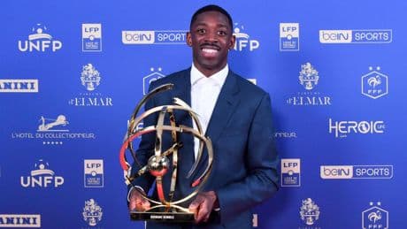 Ligue 1 : Dembélé meilleur joueur, Chevalier meilleur gardien... Le récap des Trophées UNFP dominés par le PSG