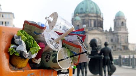 Berlin: So viele öffentliche Mülleimer gibt es in der Stadt