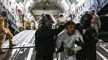 El Salvador officials say deported migrants in notorious jail are Trump’s problem, not theirs