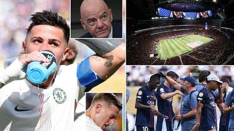 FIFA president Gianni Infantino wants COVERED STADIUMS at next year's World Cup amid player revolt over 'very dangerous' temperatures