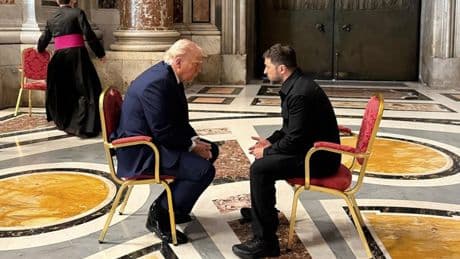 Treffen von Trump und Selenskyj: 15 Minuten im Petersdom