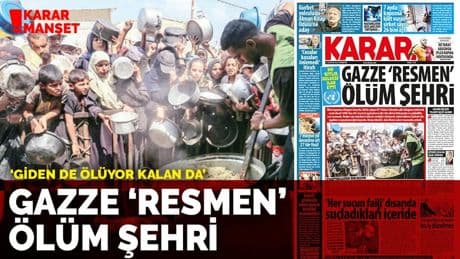Gazze ‘resmen’ ölüm şehri