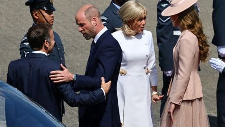 Watch live: Macron’s state visit to UK begins with royal welcome