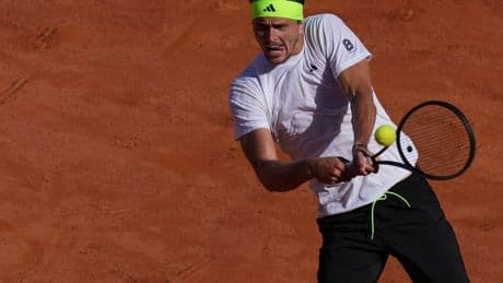 Tennis: Zverev mit kämpferischer Leistung ins Viertelfinale von Rom