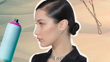Here’s how to get a model-approved slick back bun