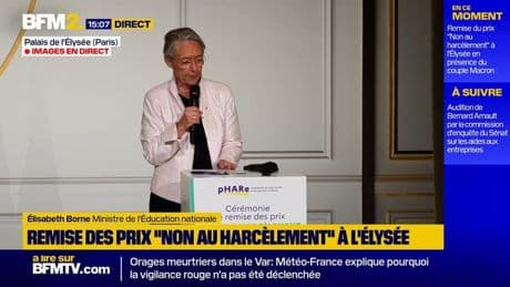"Sensibiliser, parler, écouter": l'appel d'Elisabeth Borne contre le harcèlement